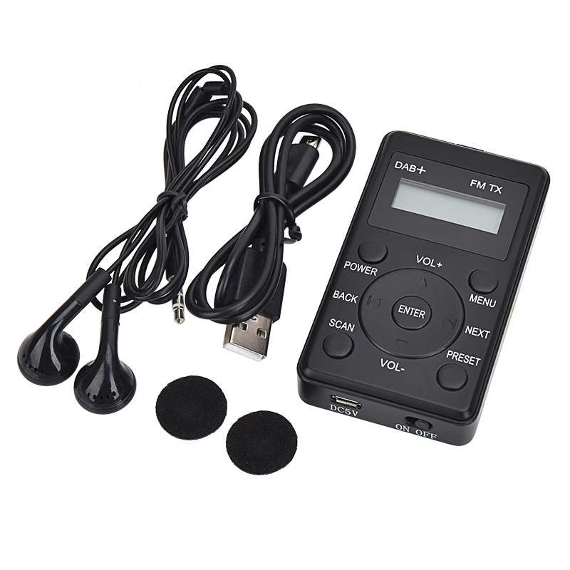 Nice Price Portable MIni Pocket Digital  DAB  Radio Time Setting With Home FM Radio