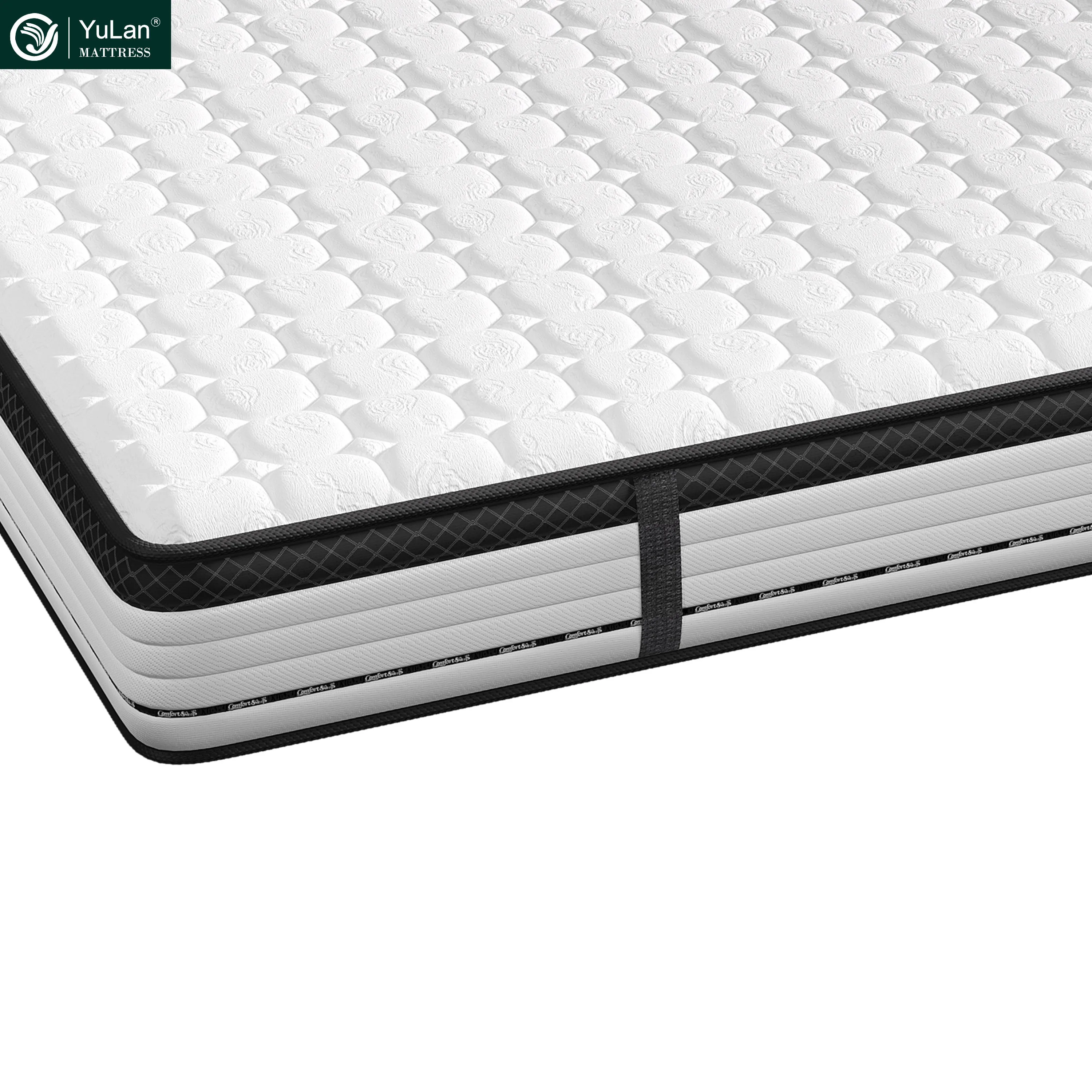 Wholesale Thailand Good Resilience Latex Emulsion Home Mattress Comfort Pressure Relief Bed Foam Mattress