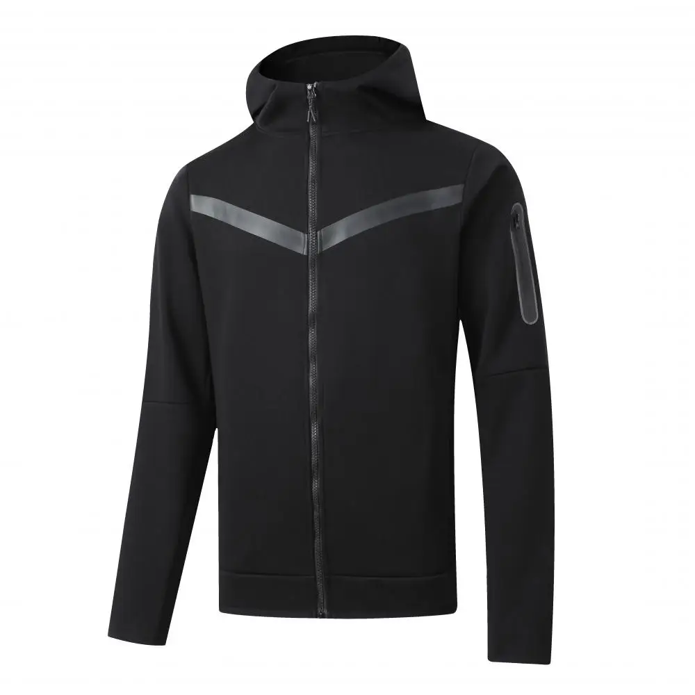 Tech Fleece Cotton Track Suit Soccer Mens Tracksuits Custom Logo Streetwear GYM Tracksuit Jacket For Men