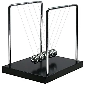 Cheap Magic Science Physics Experiment balance ball Swinging Spheres Newtons Cradle