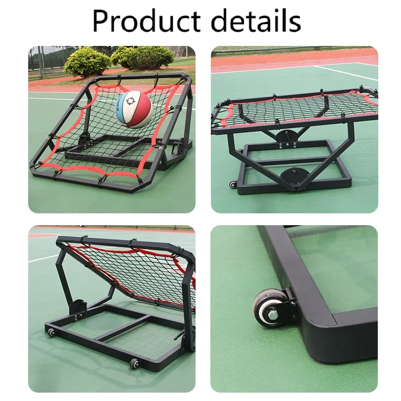 High Quality Basketball Bounce Net Frame for Multi Sports Football Baseball Soccer Rebounder Net Basketball Training Equipment