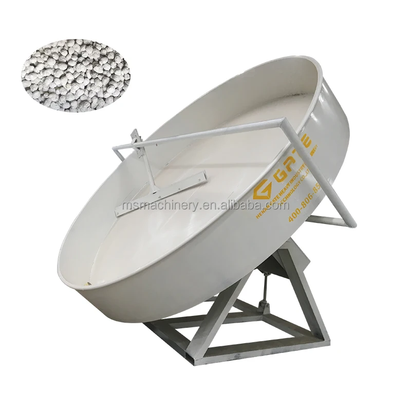 MS 1-2T/H Factory Price Iron Ore Pelletizer  Machine Pan Granulator For SaleDisk Bentonite Pan Fertilizer Granulator
