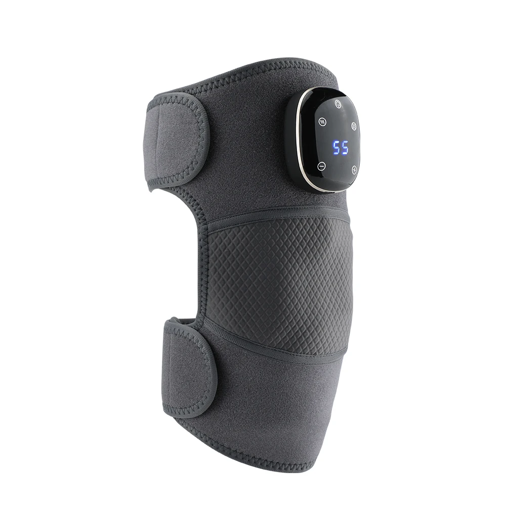 Hot Selling Massage Products Knee Wrap Heat Pad Joint Massage Pain Relief Vibration Infrared Electric Heating Knee Massager