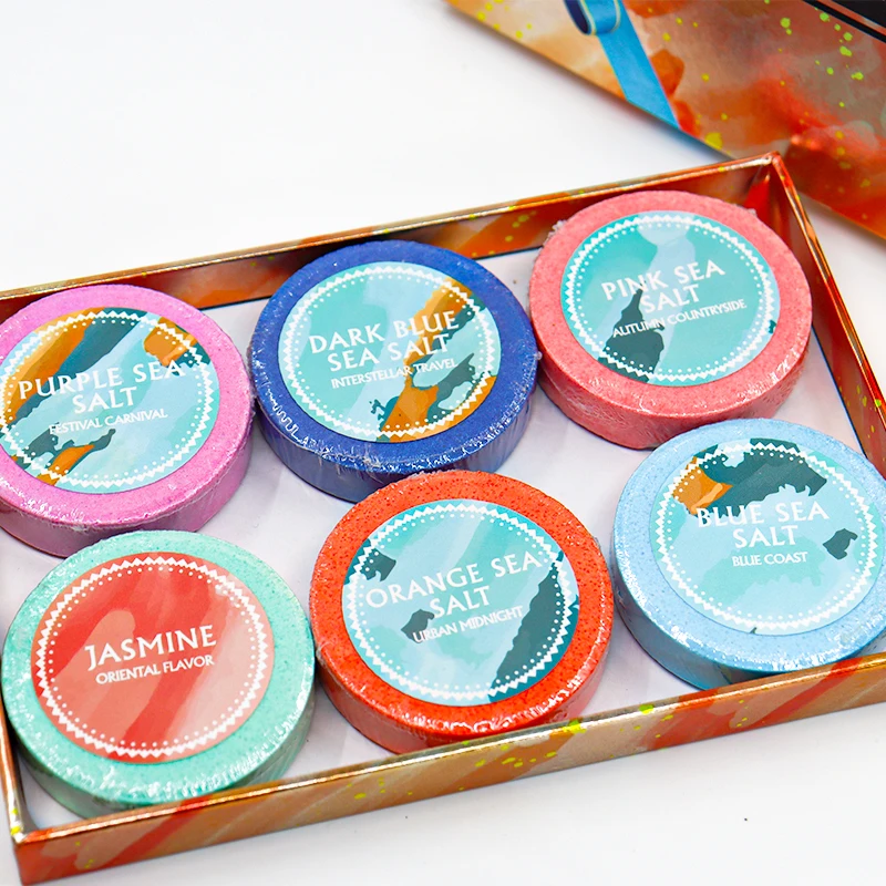 Hot Selling Relaxation Shower Bombs Vegan Organic Aromatherapy Fizzy Home Spa Sea Salt Shower Steamer Tablets bath bombs