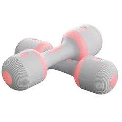 Гантели, китайский поставщик, оптовая продажа, пластиковые шестигранные гантели с виниловым покрытием для упражнений