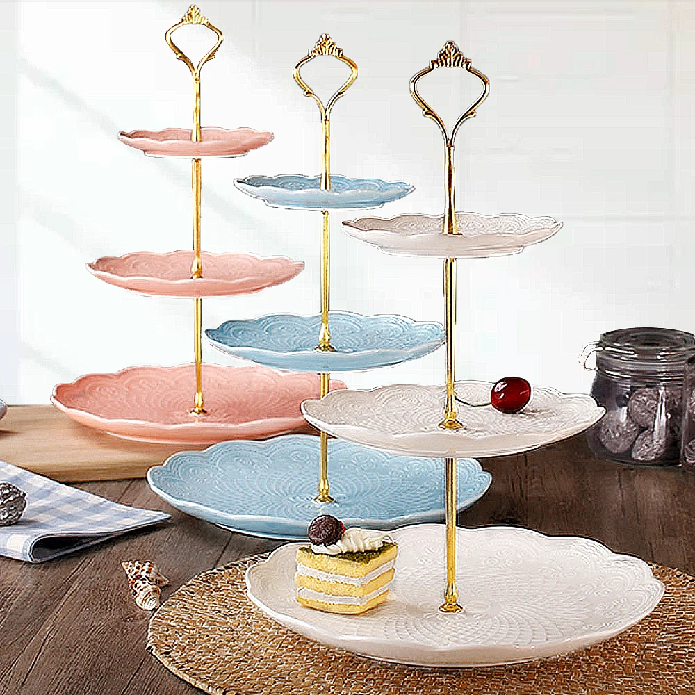 Практичная круглая портативный поднос для торта Перевозчик держатель подставка для свадебного торта ручки