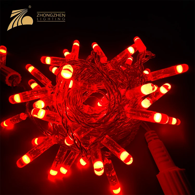 
Factory Custom Waterproof IP65 Outdoor Festival Decoration PVC Copper LED String Lighting 