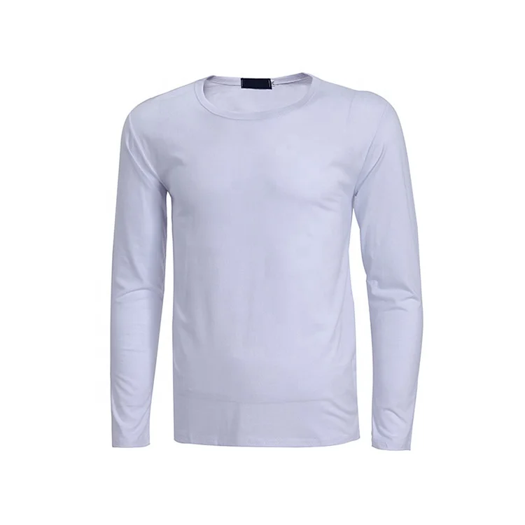  Повседневная футболка унисекс обычная с длинным рукавом оптовая продажа на заказ Мужская