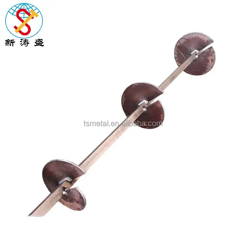 High-strength anchors for heavy tension loading Square Helical Anchor