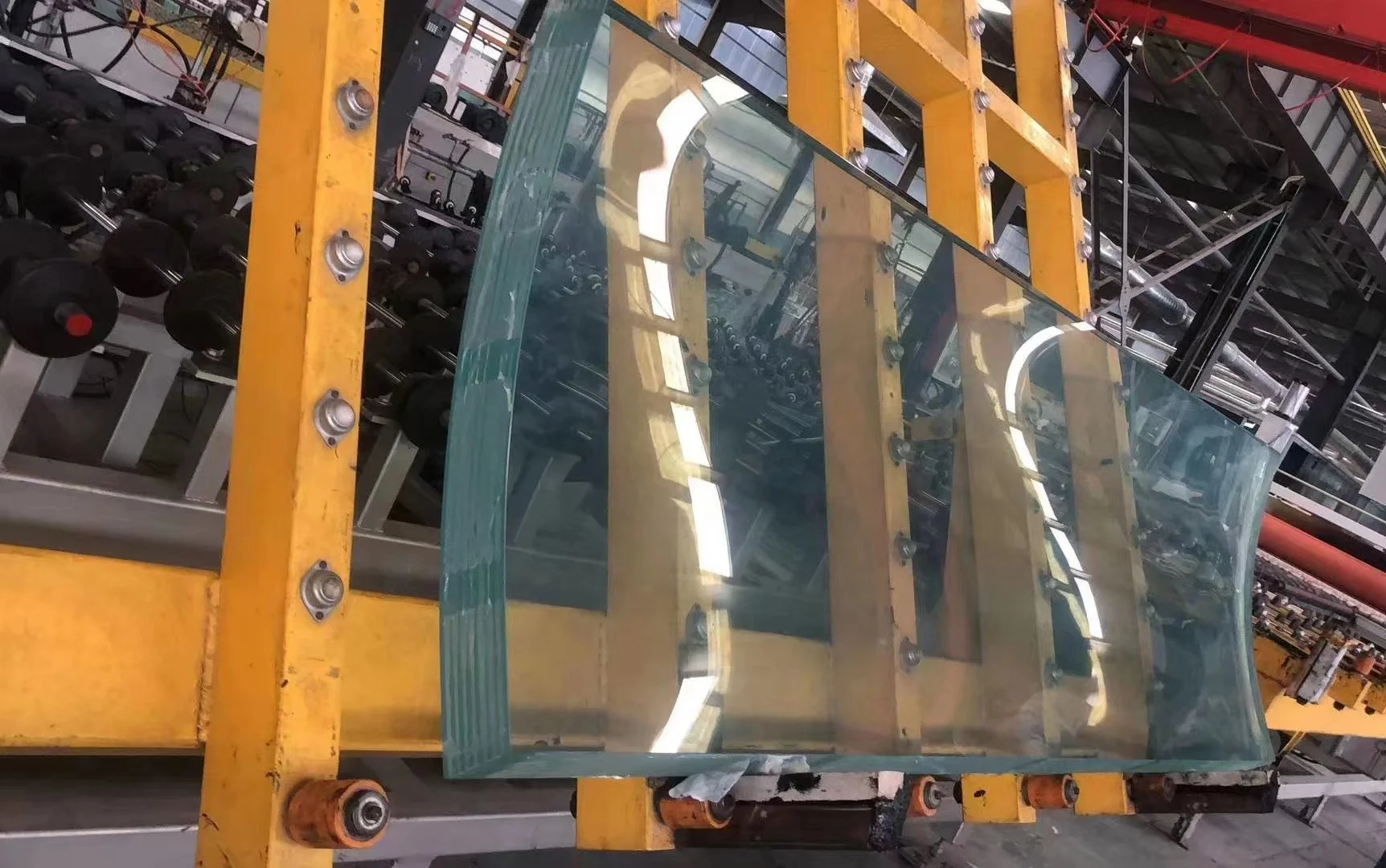 Изогнутая стеклянная панель для стеклянного купола от производителя из закаленного стекла