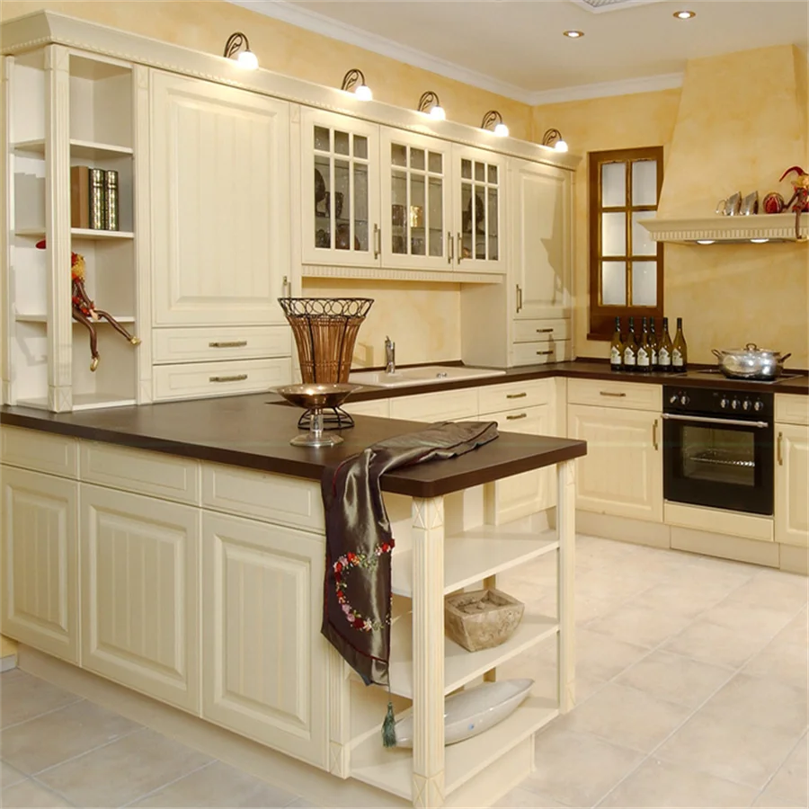 Balom Custom Make Top Quality Luxury Modern Designs American Style Stainless Steel Kitchen Cabinets Integral Kitchen