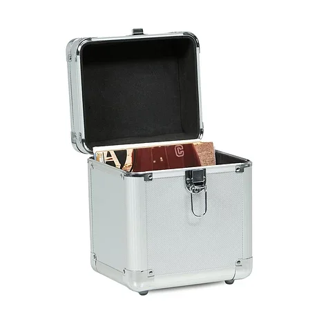 Lightweight LP Case Aluminum Carrying 7' Vinyl Record Storage Case