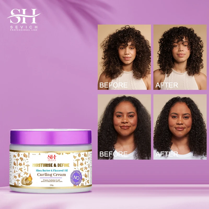 OEM/ODM Private Label Organic Curly Hair Care Curl Defining Curls Enhancers Curling Cream For Natural Hair