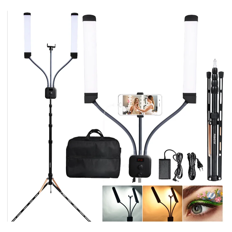 
FT-450 double arm lamp 3000-6000K double color temperature LED complement light photography lamp lighting live beauty lamp 