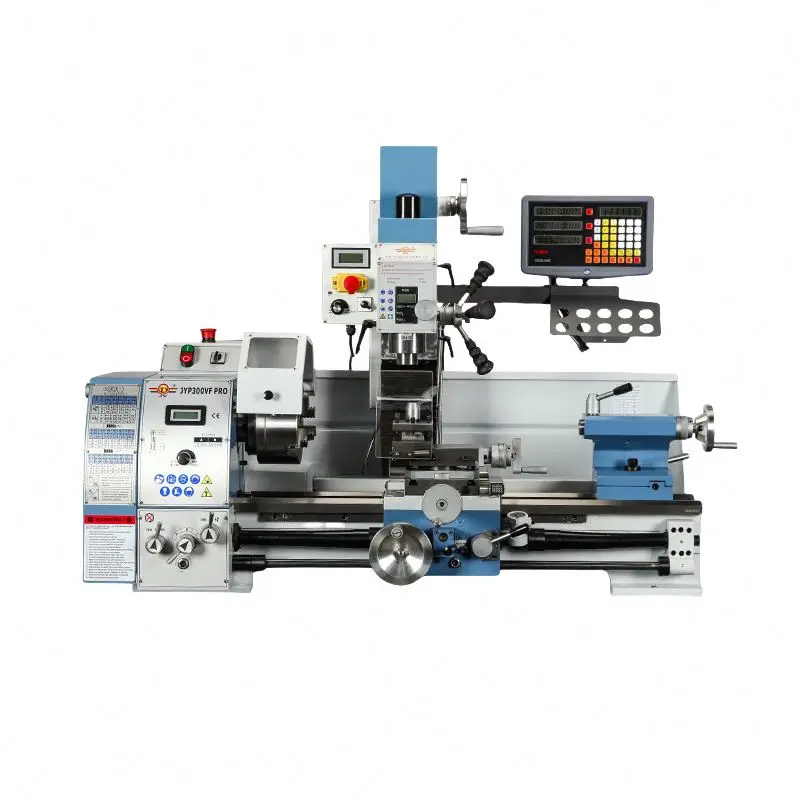 Jyp300vf Lathe/Milling Machine/Drilling Multifunctional Machine Household 3 In 1 Mini Lathe Combination