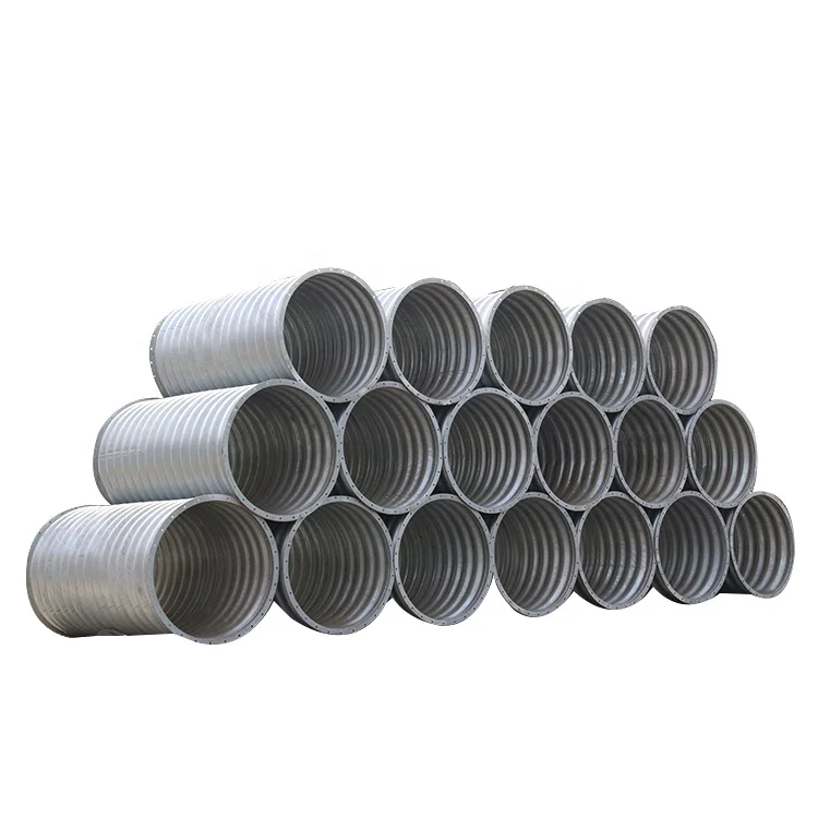 
Stainless steel flexible corrugated pipe half round corrugated metal pipe corrugated metal culvert pipe price 