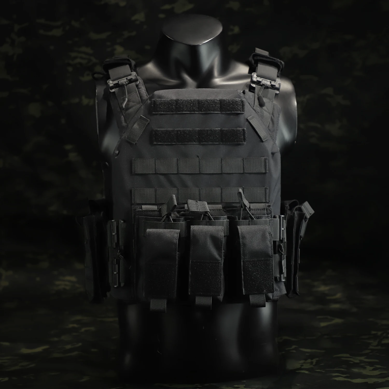 Wholesale Custom Soft Plate Carrier Outdoor Tactical Training Gear Combat Molle Vest Plate Carrier