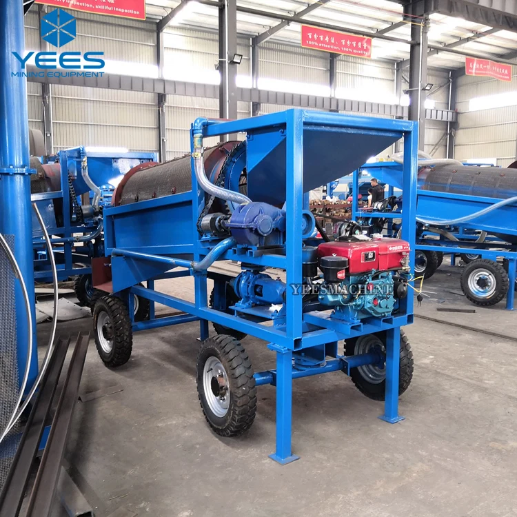 Портативное оборудование для добычи золота, мобильный троммель, экран для продажи