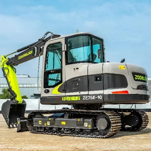 Zoomlion ZE75E-10 hydraulic track yanma bagging small bucket excavator hot sale