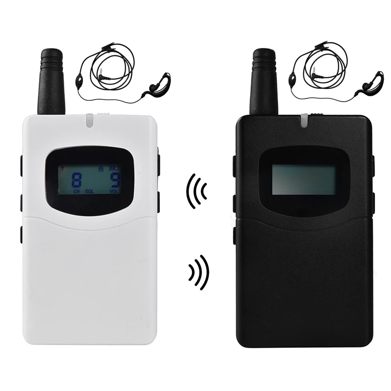 UHF 863-865 MHz wireless simultaneous translation interpretation device