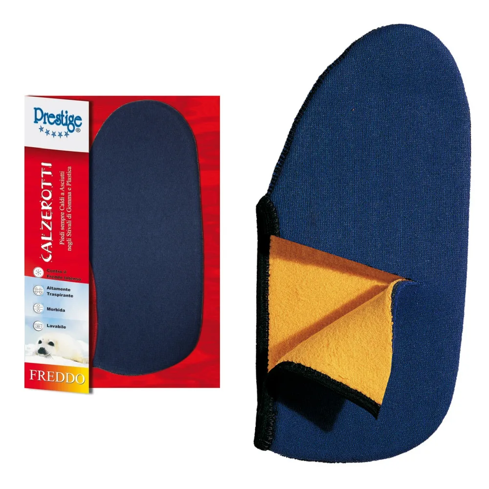 Top Quality Blue Color Comfortable Thermal Socks Suited For Rubber Or Plastic Boots Lady Sizes 36/37 - 38/39