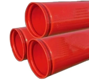 Factory Direct Red Spray Painted Epoxy Steel Pipe ASTM A795 Sch40