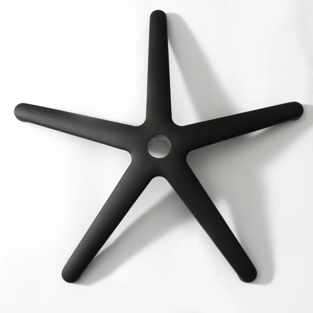 
Factory Price 5 Star Chair Base Furniture Accessories Parts Metal Aluminum Chair Base Swivel Office Chair Base 