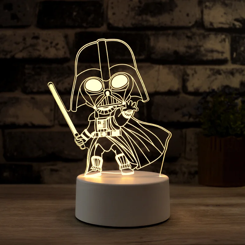 
Factory new design custom made led table lamp night light,3d led table lamp night light Marvel 3d illusion led table lamp 