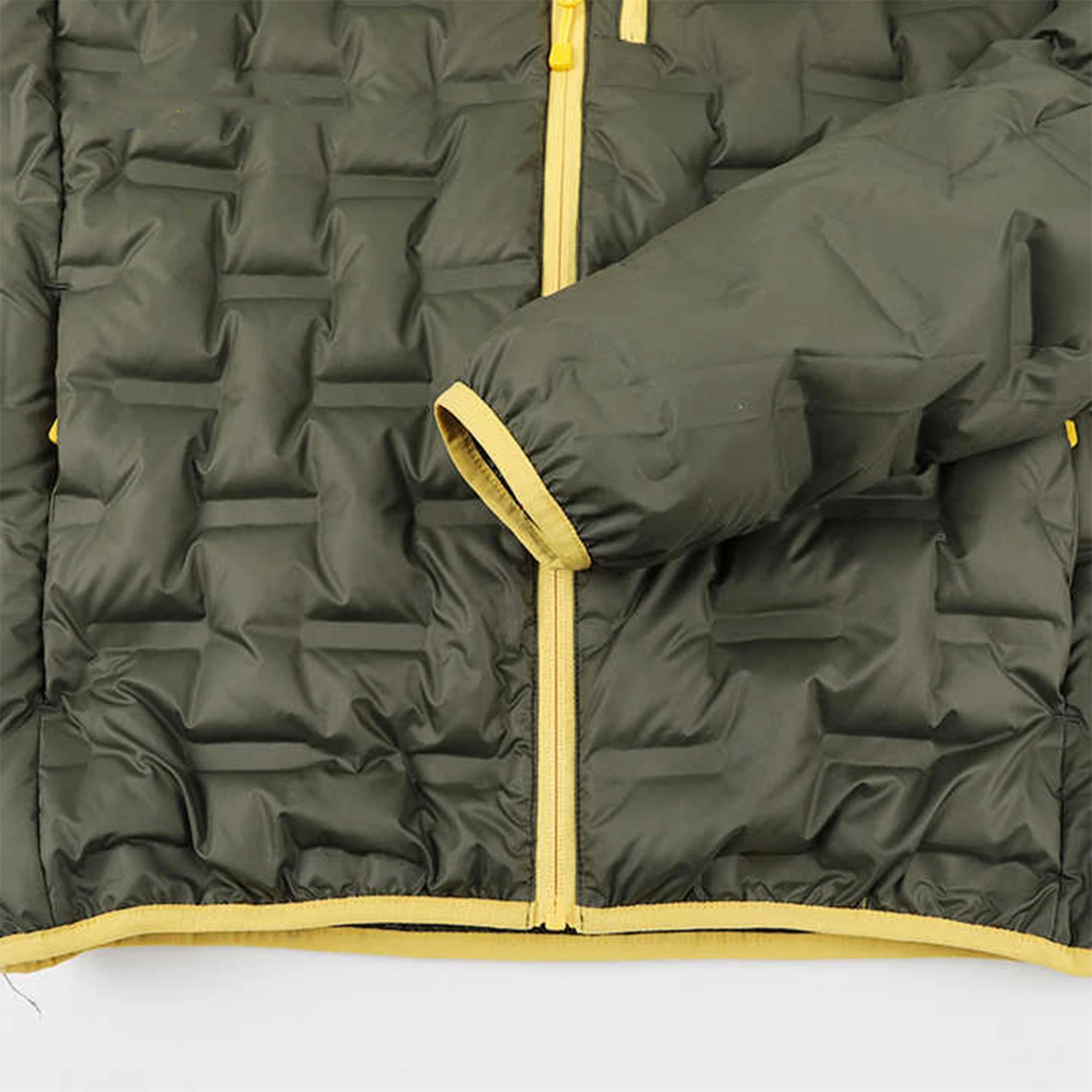 New products water repellent seamless welded thermoball packable men down jacket