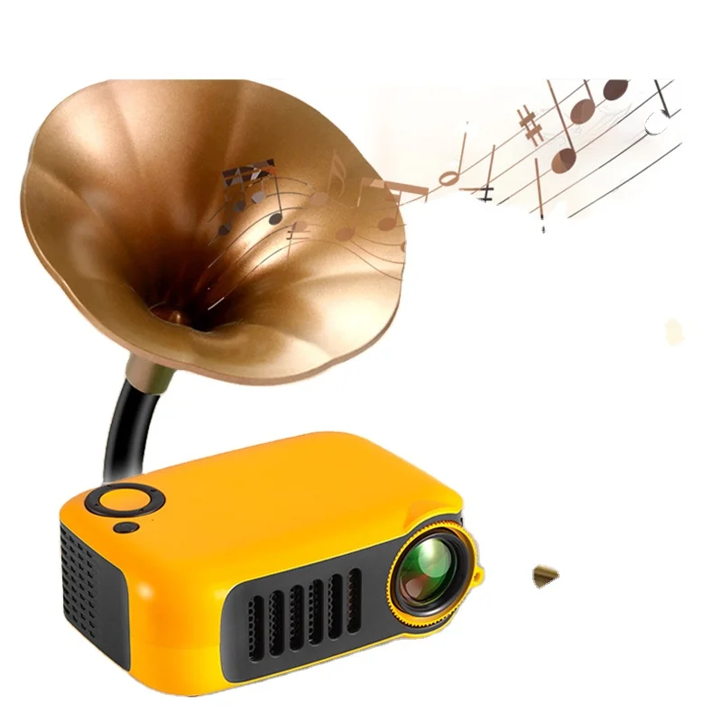 Лидер продаж проектор Transjee 2022 высокого качества 4k в стиле ретро proyector con android tv mini projector