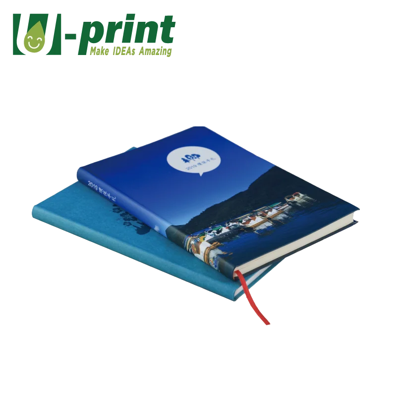 Printed Calligraphy Blank Custom Diary Printing On Whiteboard Journal Book Printing Planner Spiral Notebook