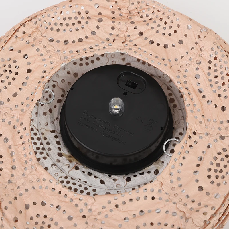 New Style DuPont hanging paper lantern Waterproof Wedding Party Decoration Solar Lantern LED light  for Outdoor  Garden Use