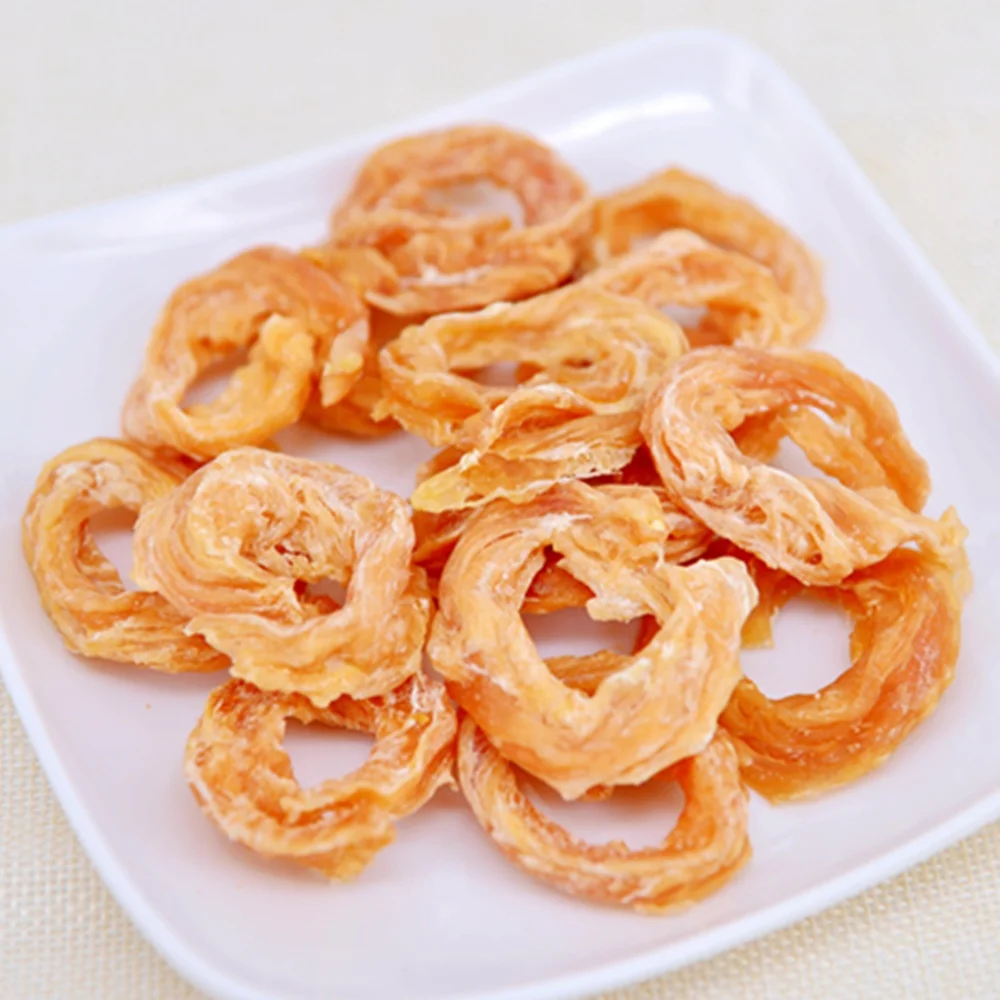 OEM factory Pet Food Chicken Rings Dog Treats Chewy Snacks for All Dogs Cheap Price