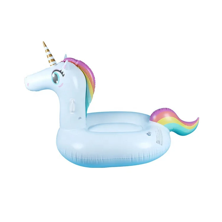 wholesale swimming pool customize logo inflatable floating water toys top quality ride on beach Inflatable unicorn