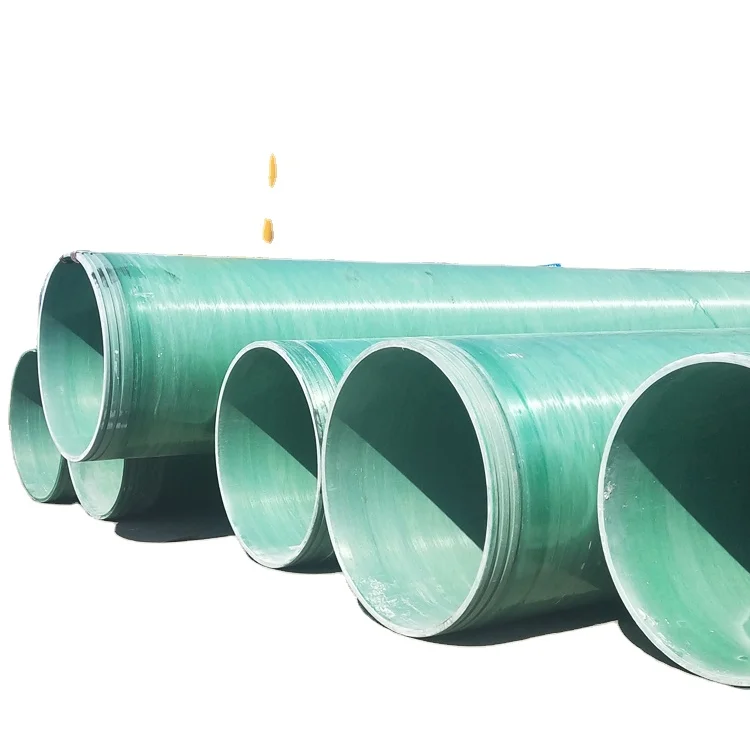 Стекловолоконная выхлопная труба, погребенная Стекловолоконная труба, вентиляционная труба из стекловолокна от производителя