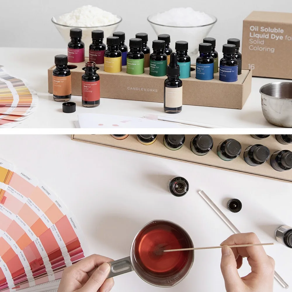 Жидкость для изготовления свечей краски на масляной основе лампы в форме свечи красители комплект соевый воск