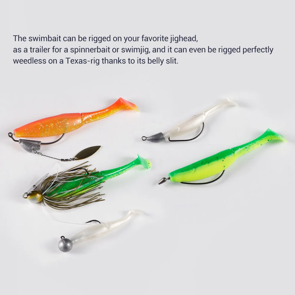 NOEBY soft plastic fishing lures bait 100mm 9g fishing paddle tail shad plastic soft lure