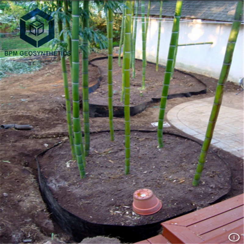 Толстый пластиковый линейный барьер для корней растений подкладка 1 5 мм бамбуковый Корневище Deeproot немодулированный геомембран корневые барьеры HDPE зрелых деревьев