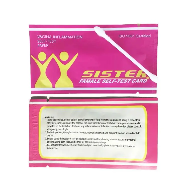 Women vaginal BV-PH bacterial vaginal test card BV test vagina bacterial infection test card strip