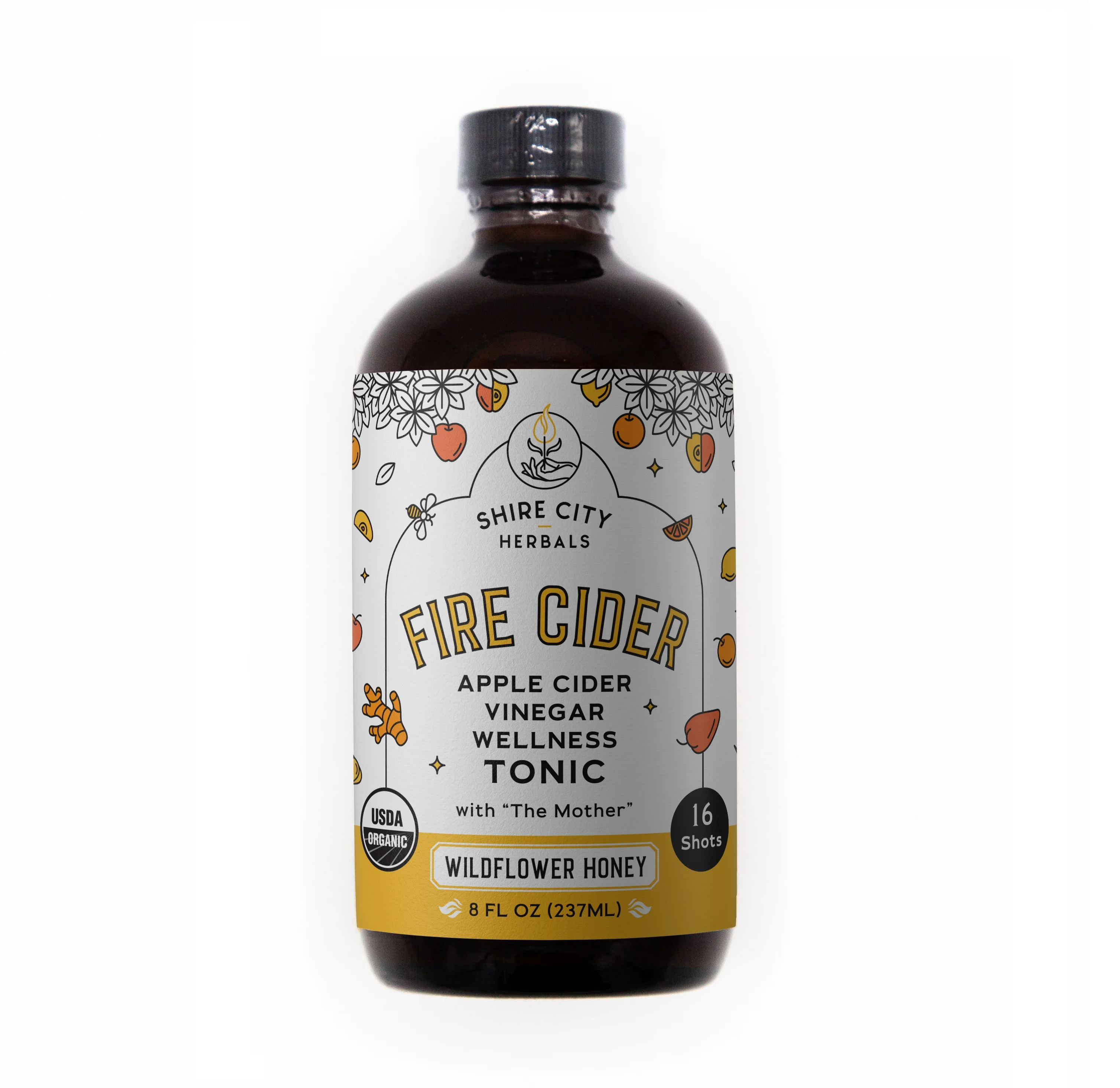 
Wildflower Honey Fire Cider 6pk 8oz Fruit & Vegetable Juice 