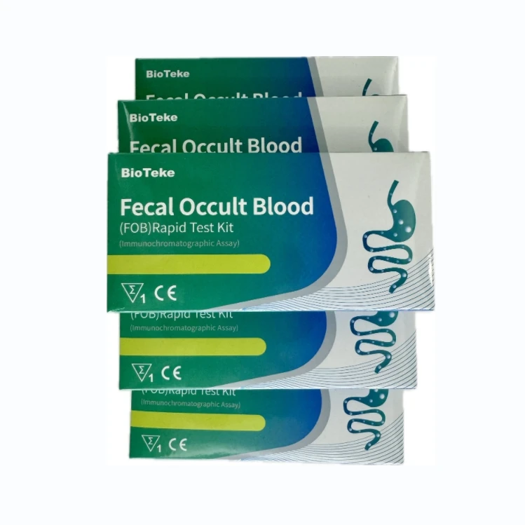 Bioteke Brand High Accuracy Fecal Occult Blood Test Kit Rapid Stool Blood Cassette for Pathological Analysis
