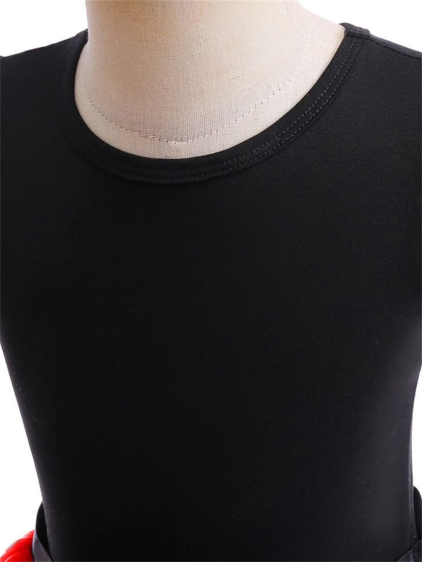 Cartoon Kids Short Sleeve Polka Dot Princess Dress 1-8Y Party Baby Girls Clothes Cosplay Costumes