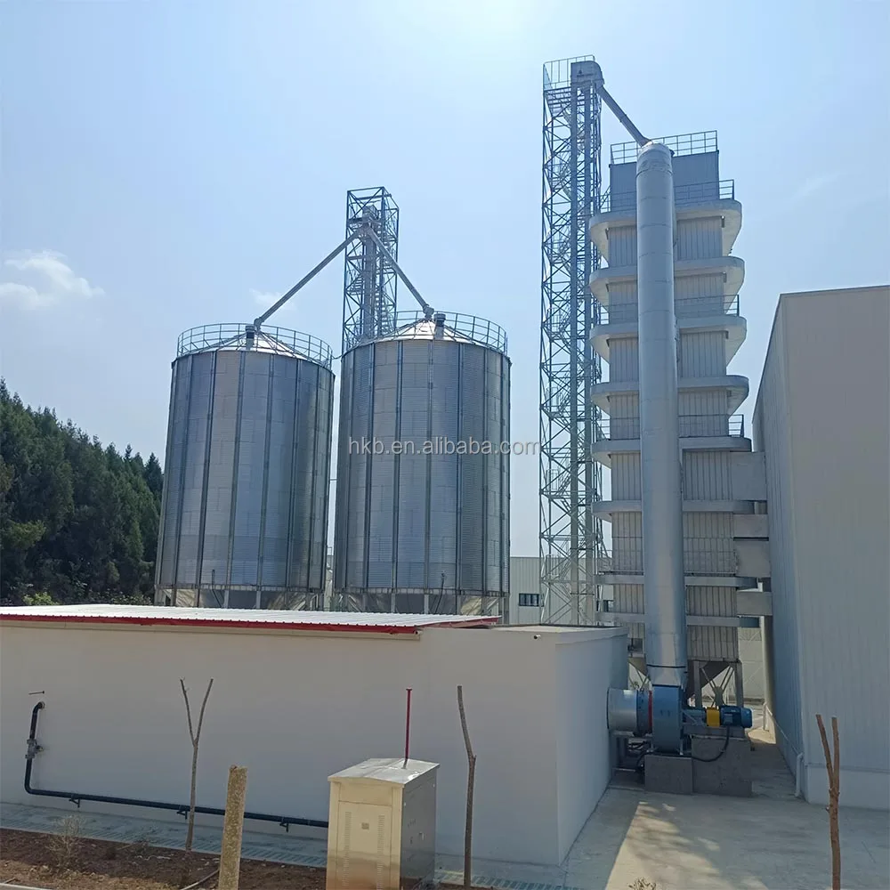 Hopper Corrugated Steel 500 Tonnage Silo Grain Storage
