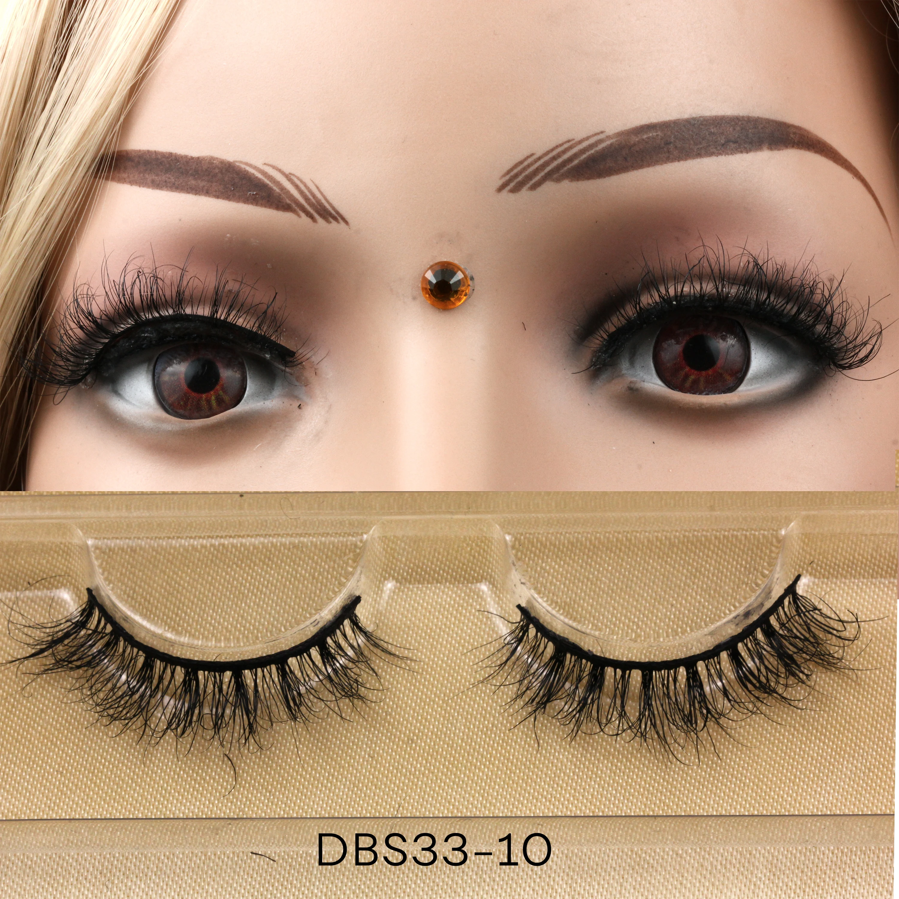 DBS33 wholesale luxury 3d 5d mink eyelash own brand 25mm mink fluffy lashes with custom case