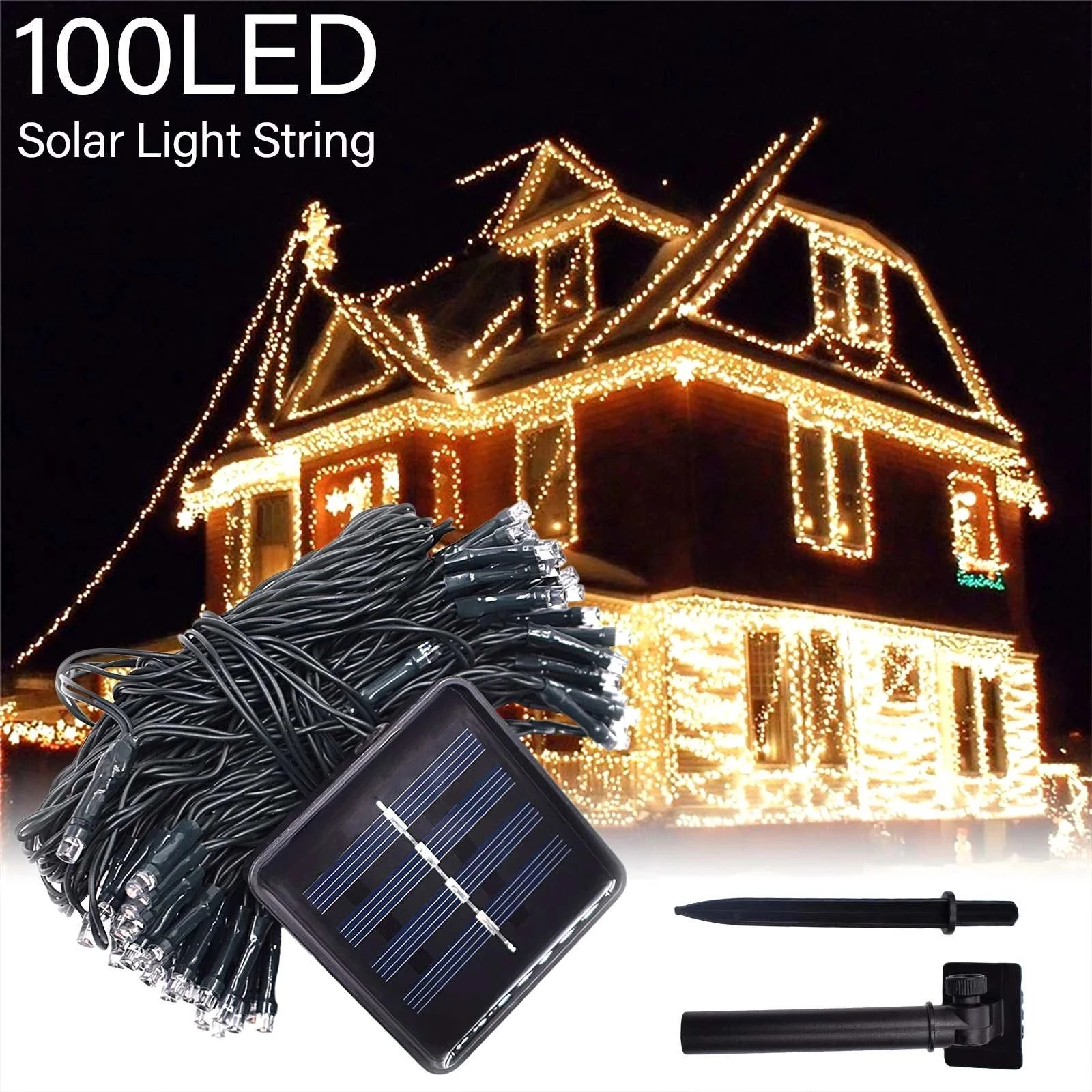 Multicolor Color Changing Led Christmas Light Waterproof Fairy Outdoor Plastic For Christmas Light