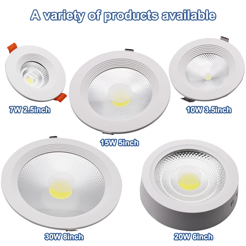 Guangzhou Top Quality Indoor Lighting Surface Mounted Cob 30w 40w Led