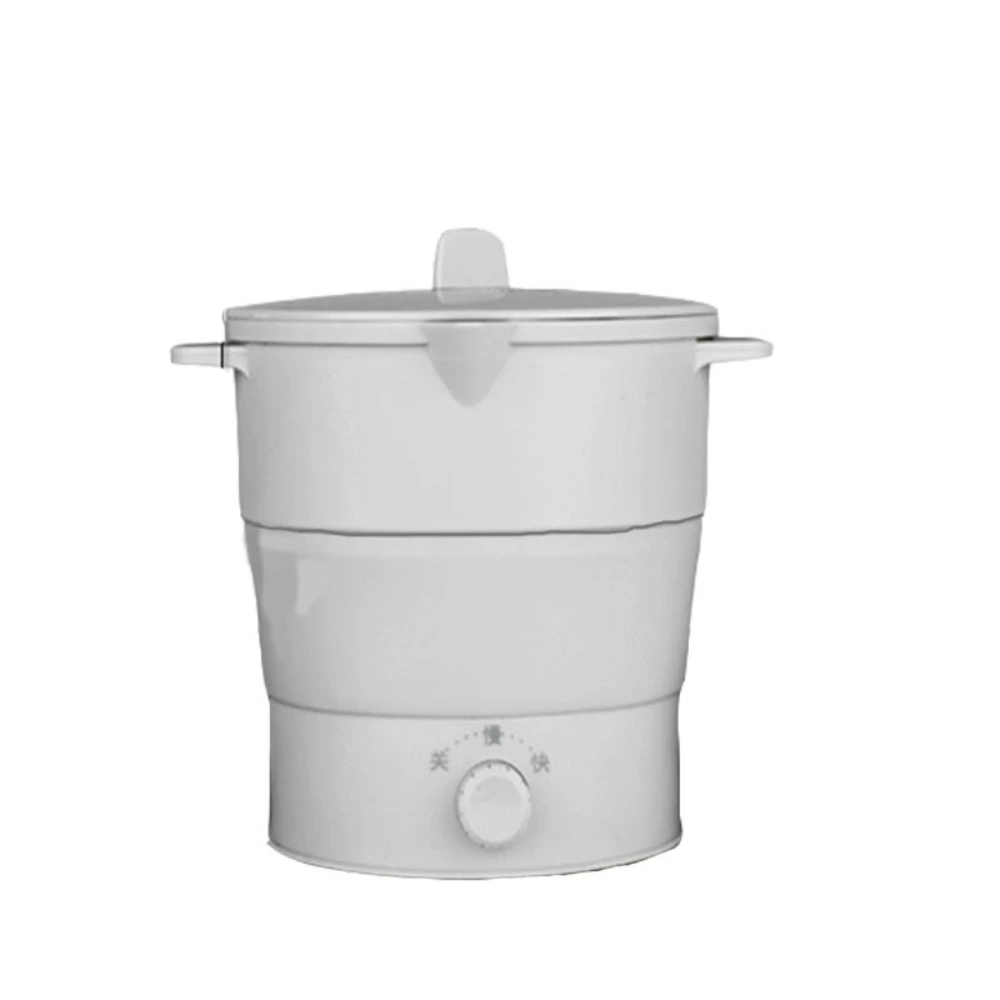 Silicone Folding Electric Cooking Pot Travel Portable Compressible Kettle Student Mini Noodle Cooking Folding Small Hot Pot