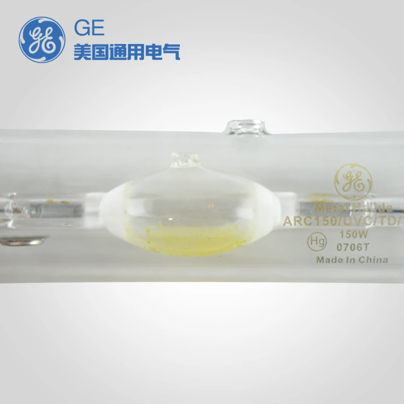GE General Electric, ceramic 35W70W150W quartz Rx7s spotlight, red, double-ended metal halide lamp