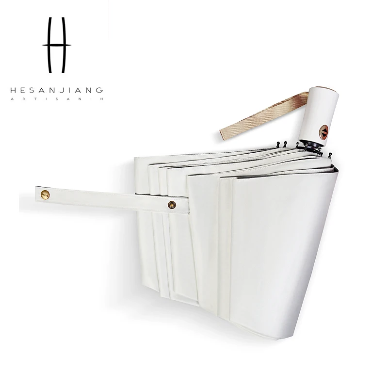 Custom logo automatic open windproof umbrella 3 folding black uv coating explosion-proof umbrella for adults