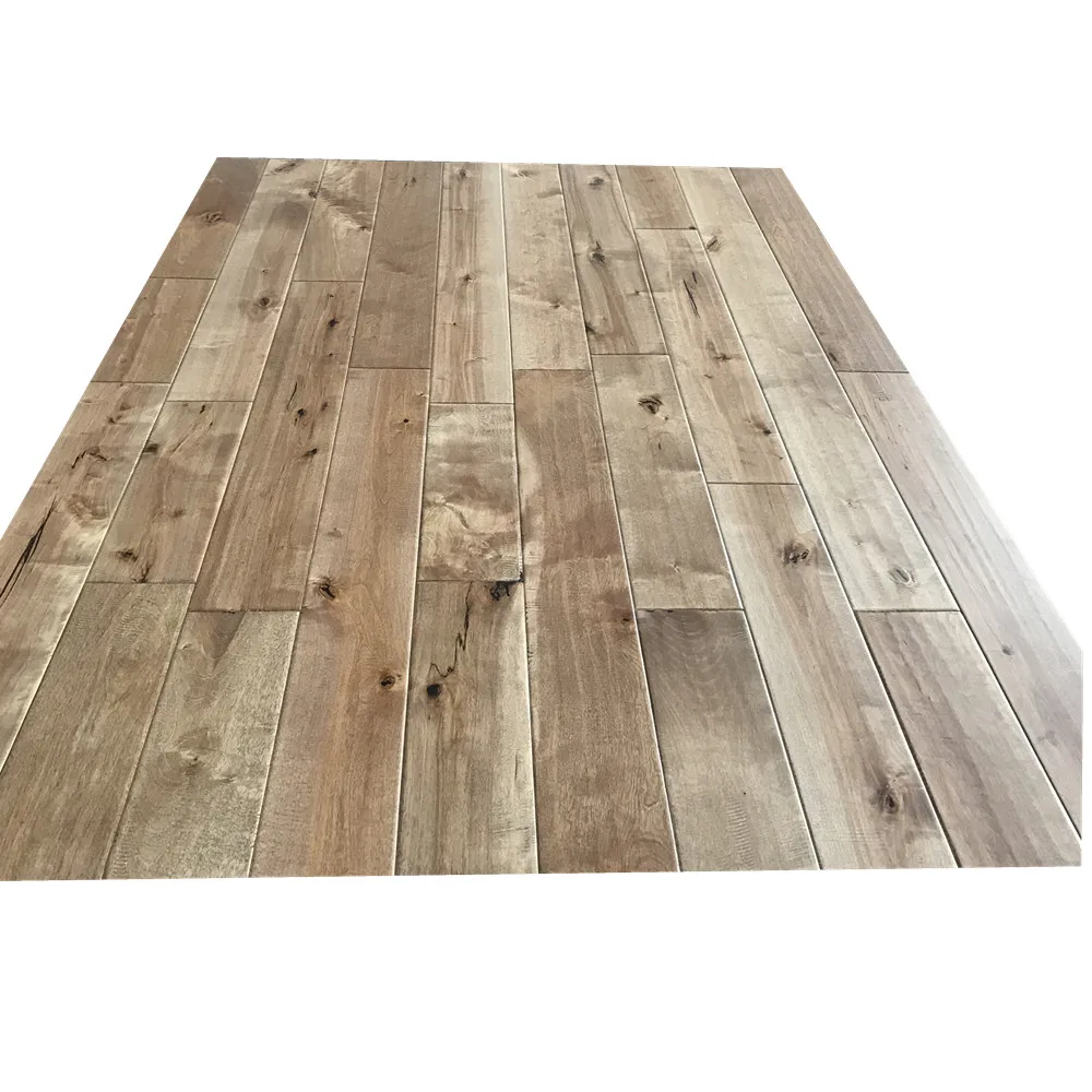 IN STOCK! Solid hardwood birch flooring indoor usage 18X120XRL